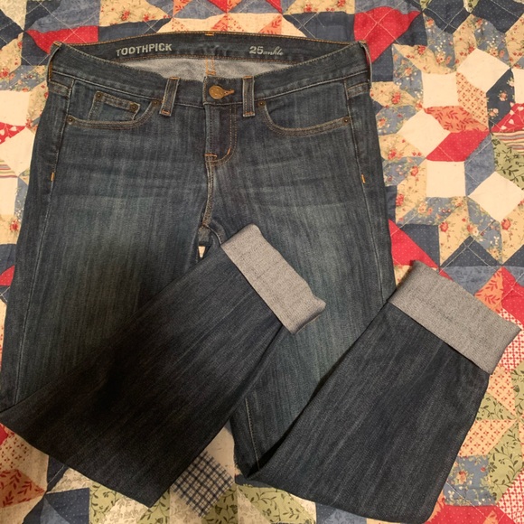 J CREW TOOTHPICK ANKLE JEANS - Picture 1 of 9